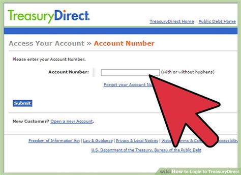 treasurydirect login to my account page